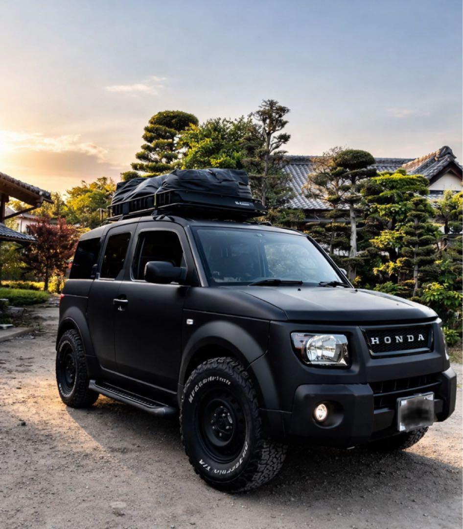 ホンダ 16インチ ブラックホイールスチールエレメントyh2ホイールキャップ付き