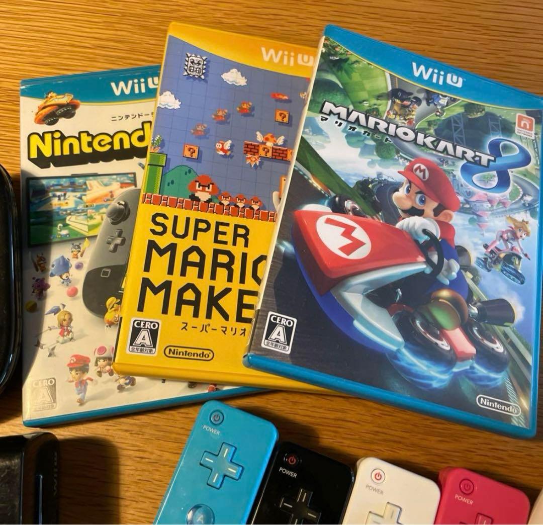 任天堂 WiiU ブラック 本体 付属品セット