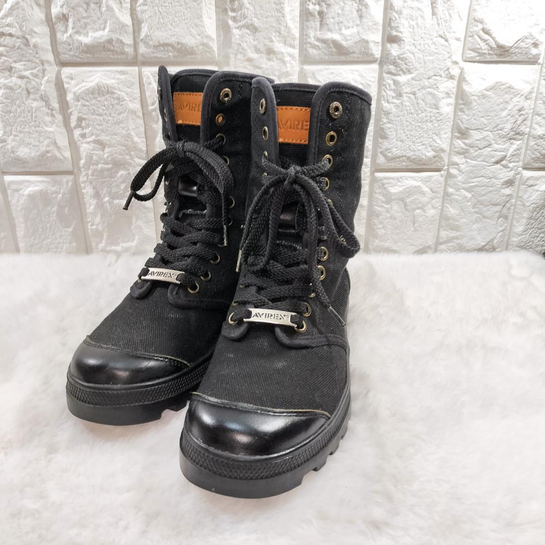 AVIREX 2WAYコンバットブーツ 23cm ミリタリー