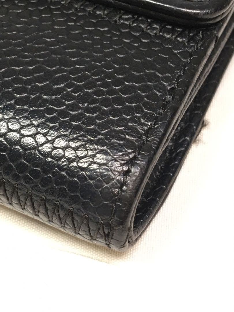 美品　シャネル　キャビアスキン　財布