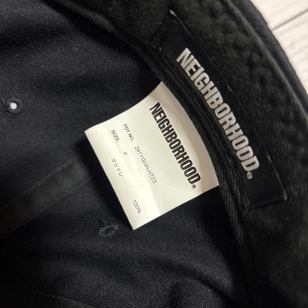 NEIGHBORHOOD ネイバーフッド 24ss キャップ ブラック