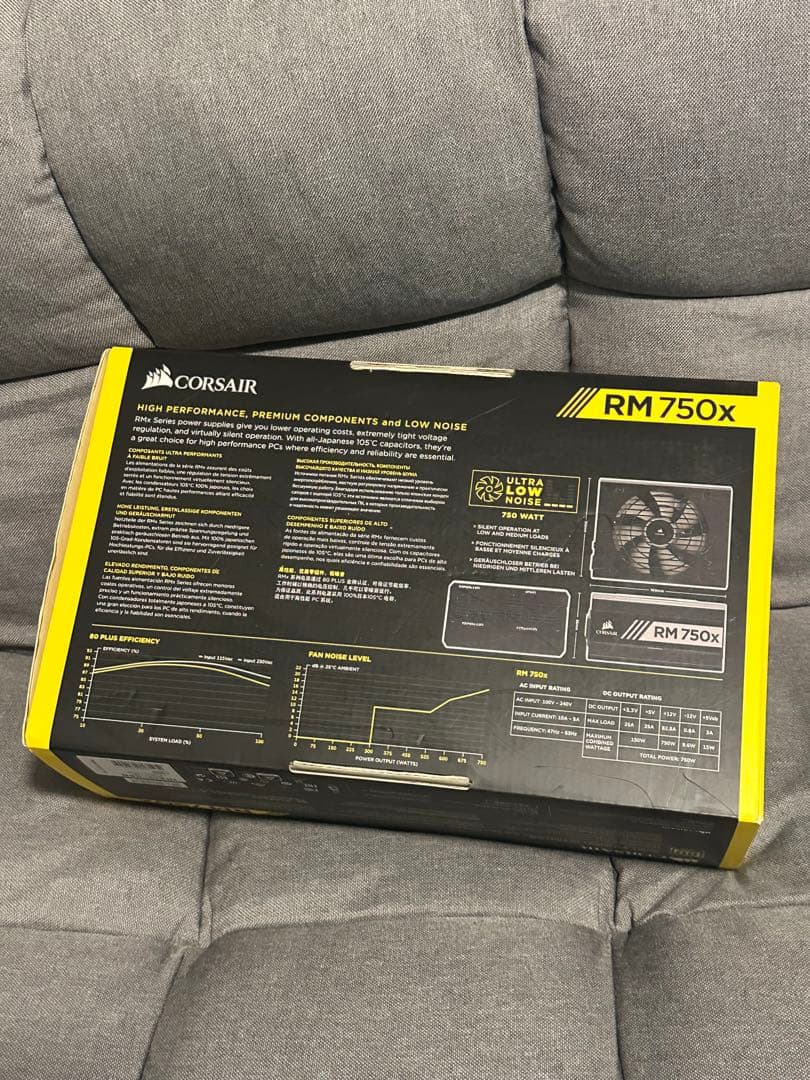 CORSAIR RM750x 750W 電源ユニット（80PLUS GOLD）