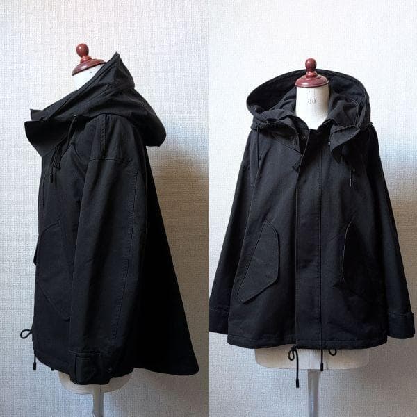 売約済み※　23FW リラクス THE RERACS 黒 モッズコート