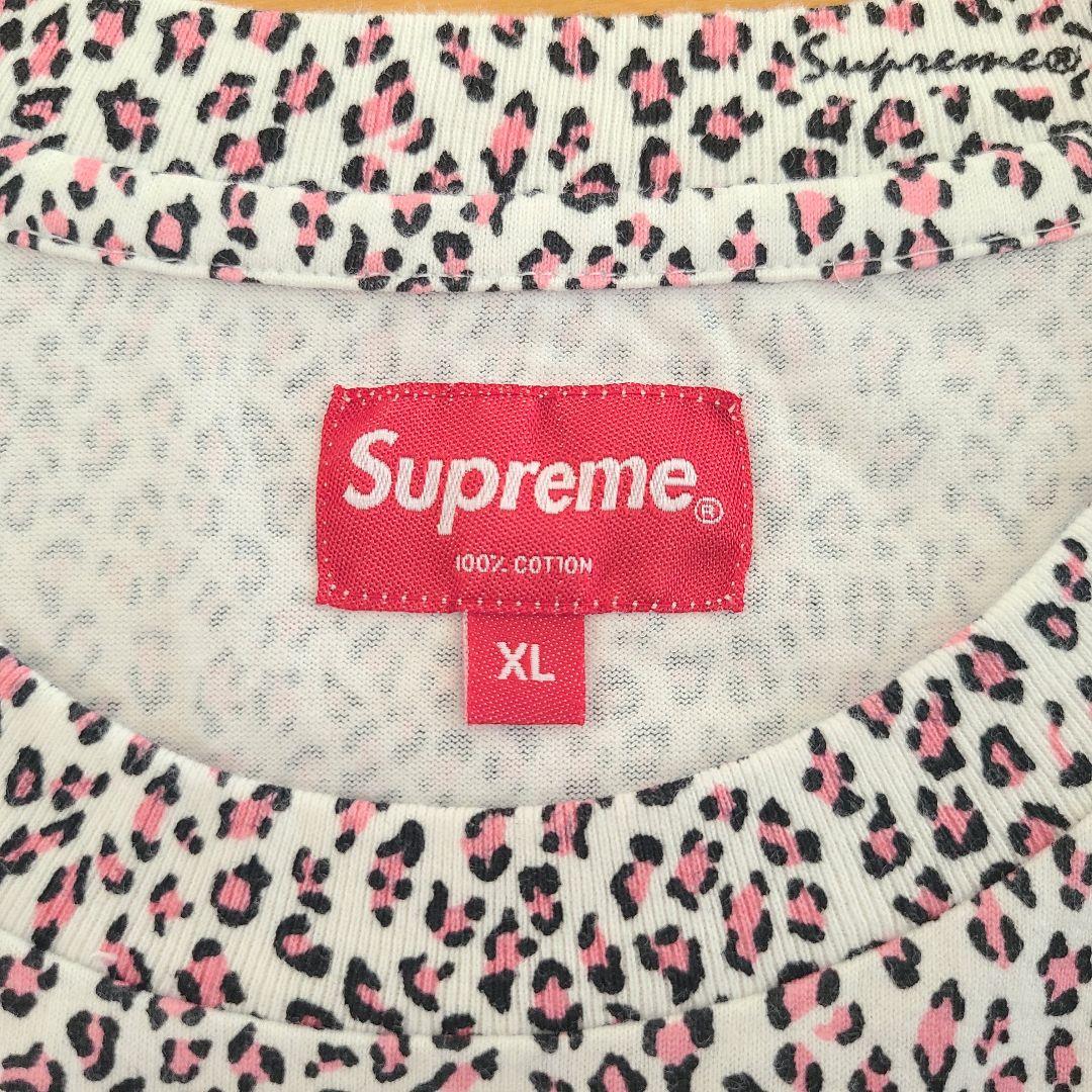 Supreme レオパード柄 Tシャツ XL