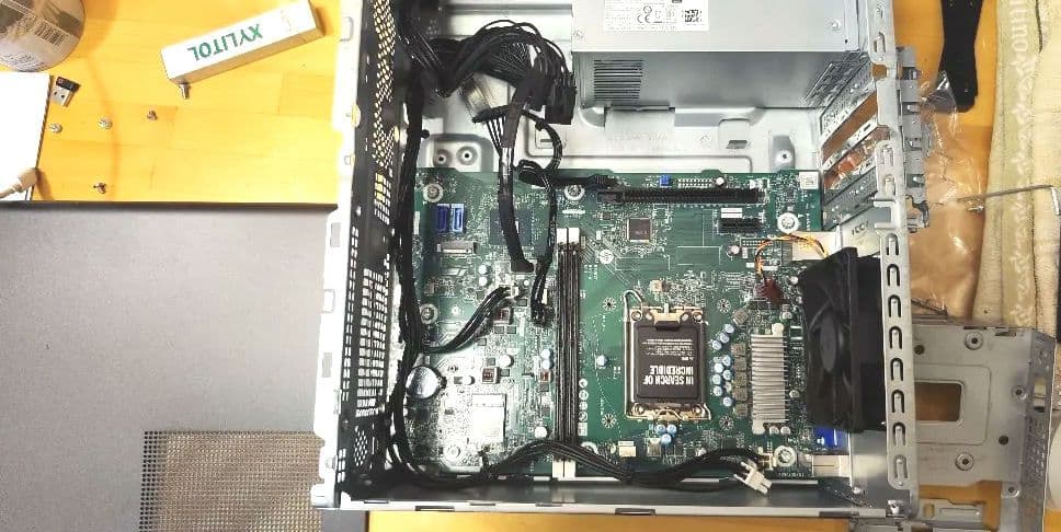 HP デスクトップPCケース 電源 マザーボードケース 純正クーラーのみ