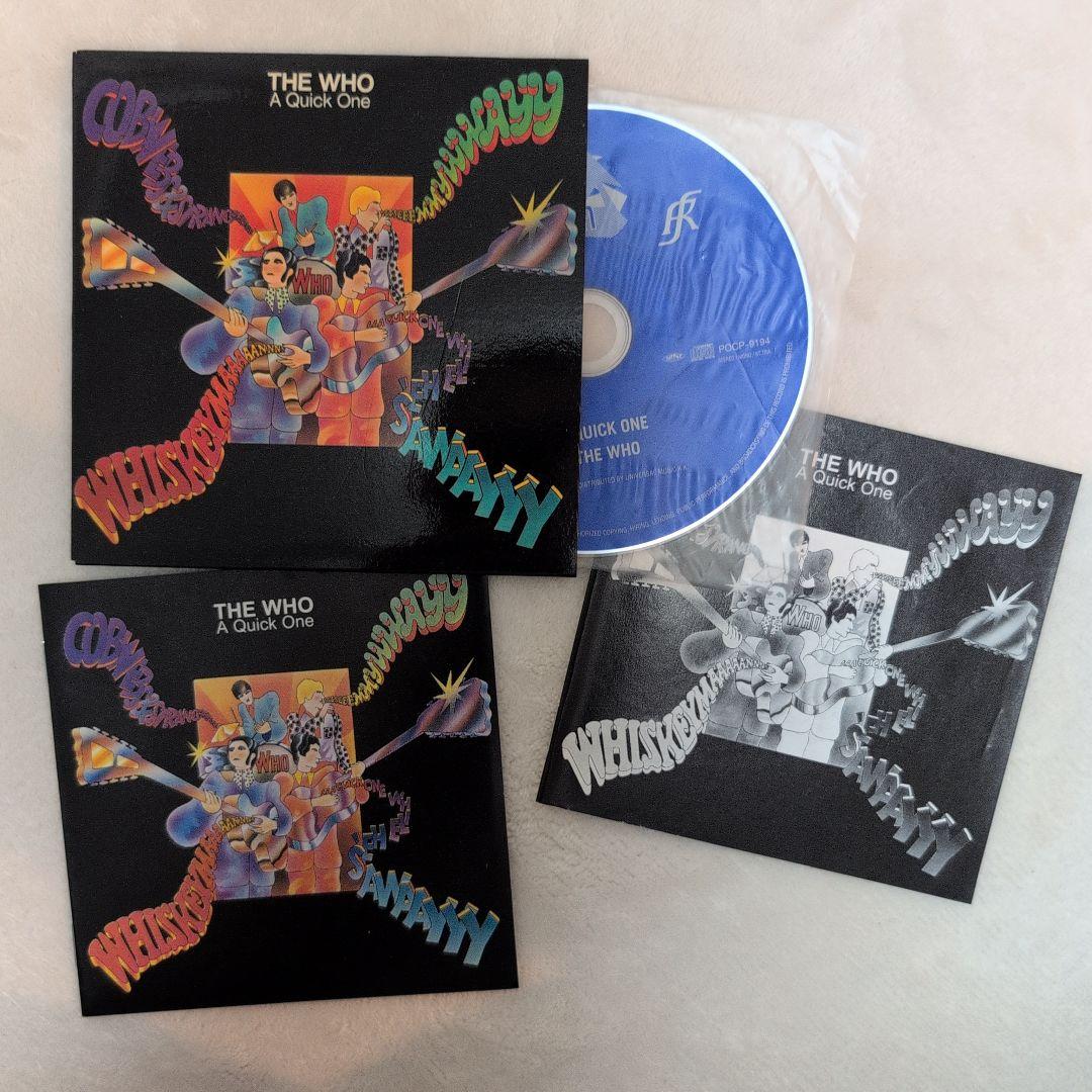 the who フー アルバム紙ジャケCD12タイトル おまけ付き