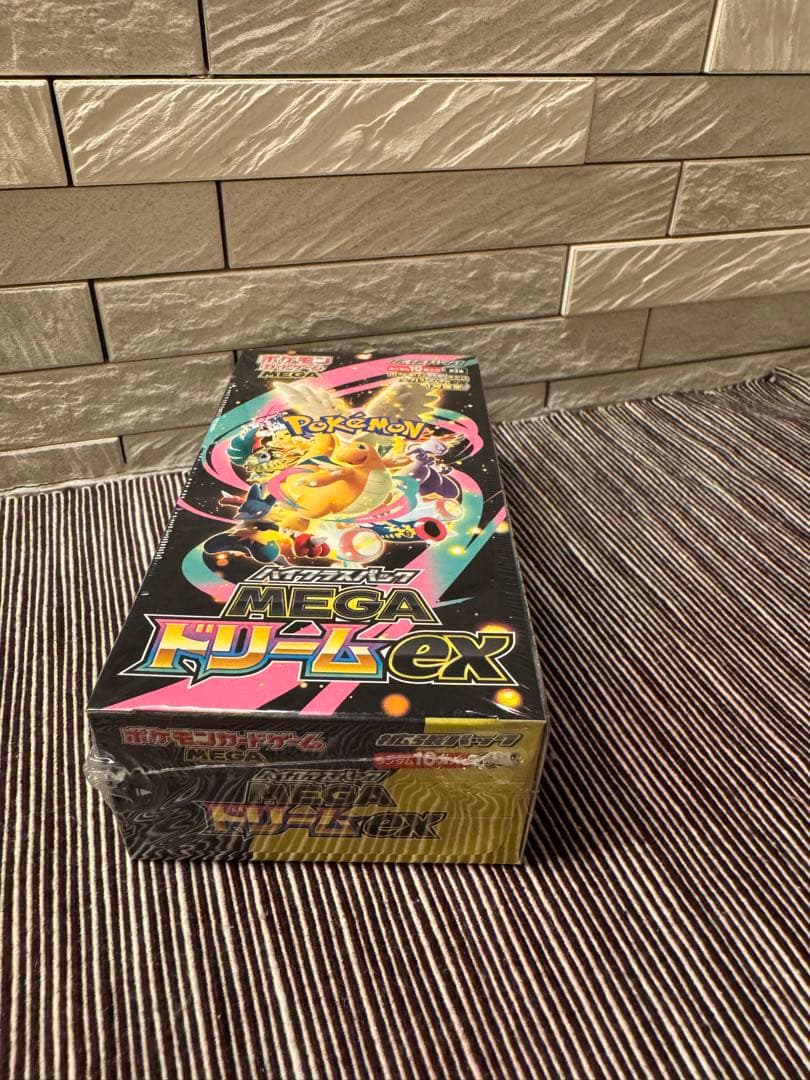 ポケモンカードBOX メガドリームex シュリンク付き