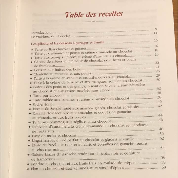 洋書 CAPRICES DE CHOCOLAT