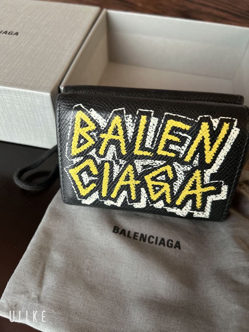 希少♡BALENCIAGA グラフィティ 三つ折り財布
