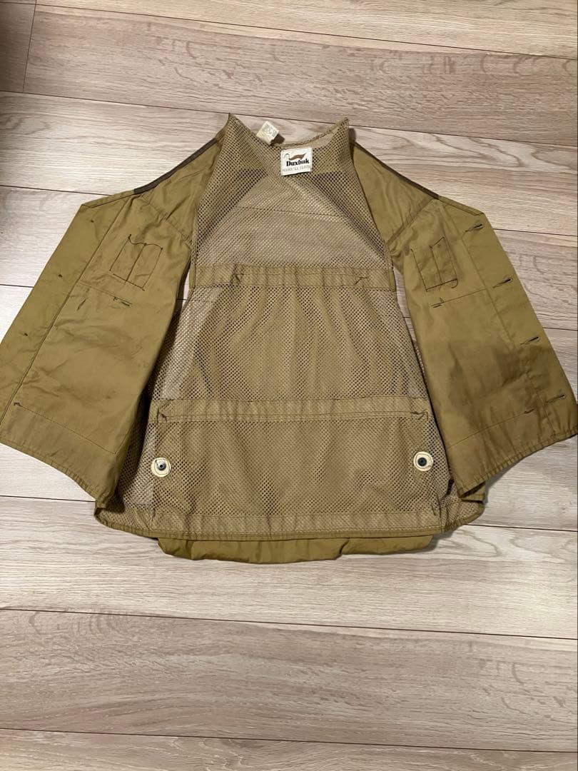 70s DuxBak ハンティングベスト　USA製 フィッシング　ヴィンテージ