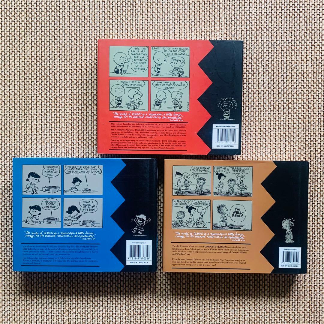 THE COMPLETE PEANUTS / Vol. 1, 2, 3 / 英語
