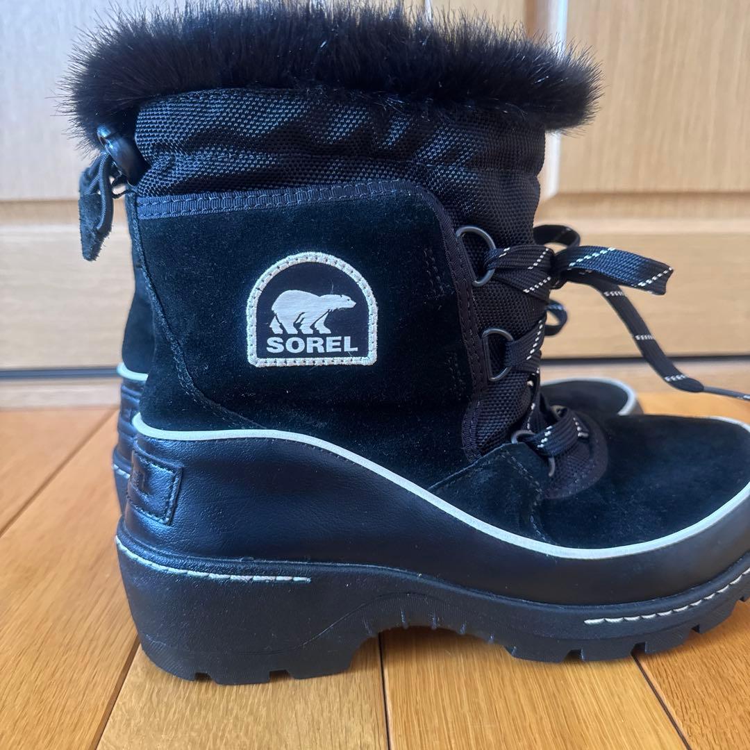 SOREL ソレル ティボリ３ スノーブーツ ウィンターブーツ 黒 24.5cm