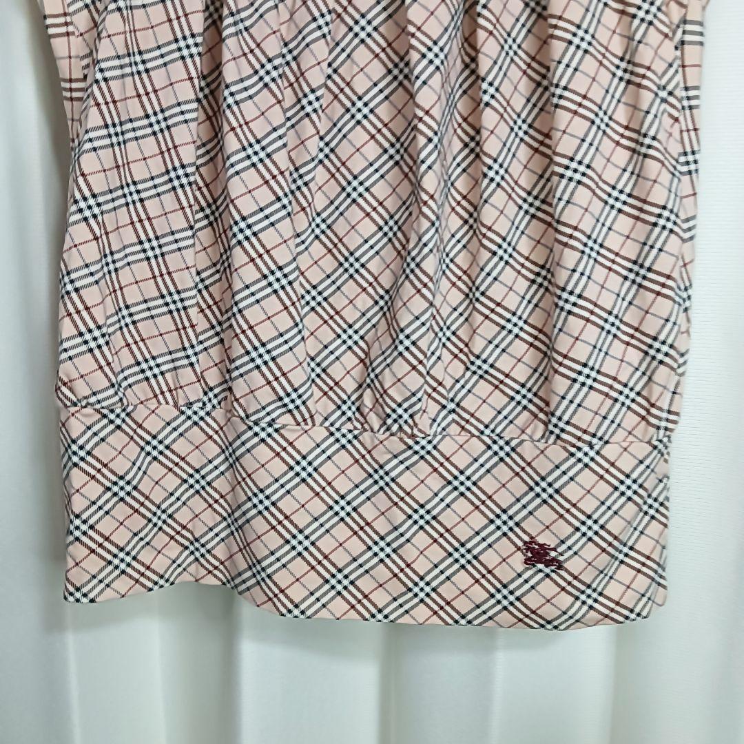 【美品】BURBERRY ピンク系 ノバチェック キャミソール サイズ38