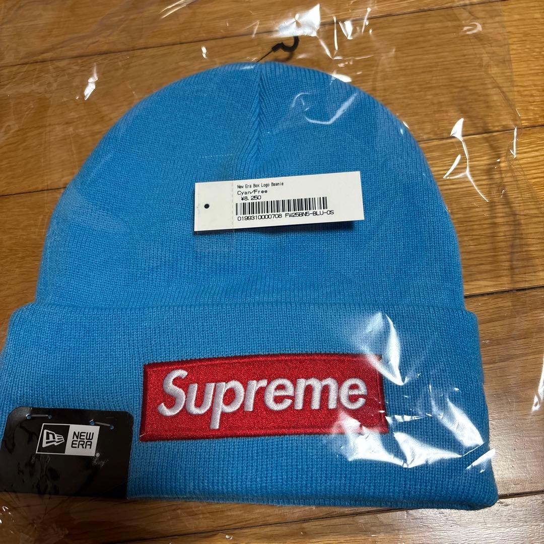 マ*君様 supreme box logo beanie Cran