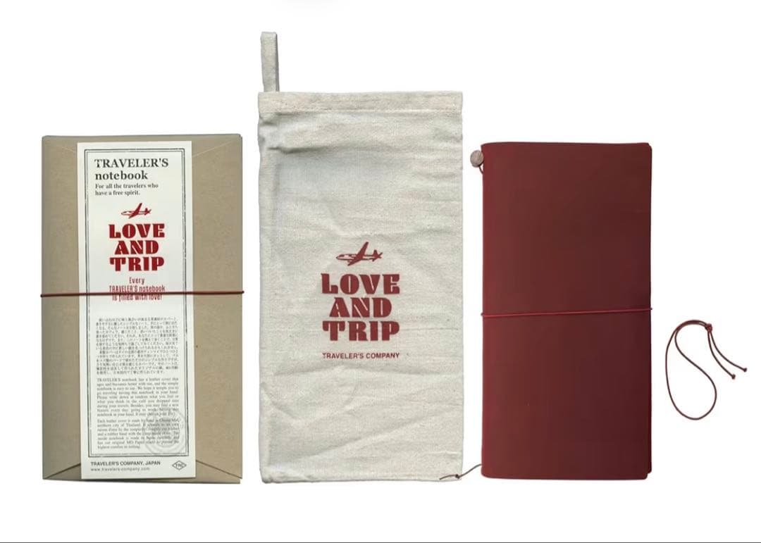 【新品】トラベラーズノートブックLOVE AND TRIP