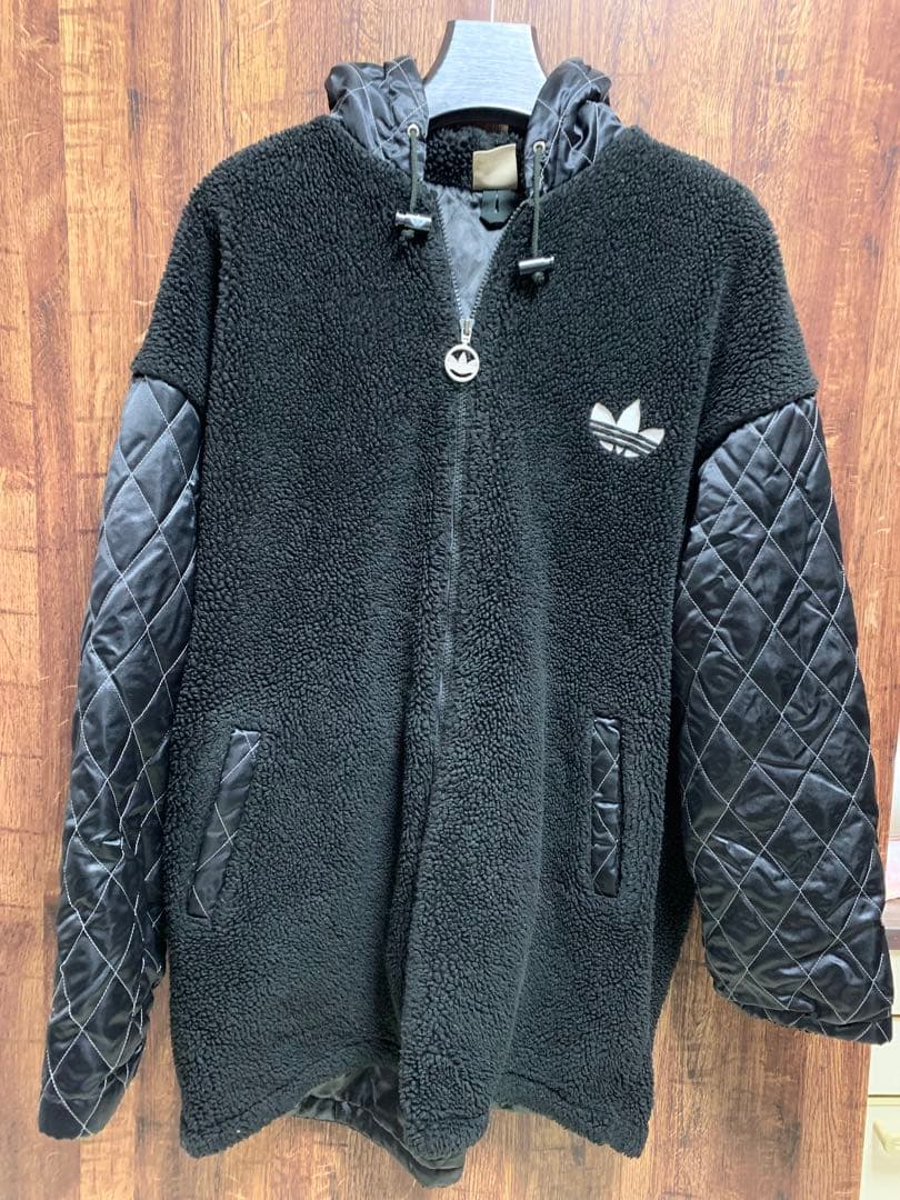 ⭐️ノリマール 様⭐️90s adidas デサント製 ボアキルティング ブルゾン