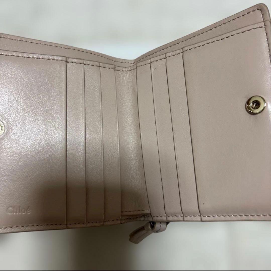 Chloé 二つ折り財布 ベージュ