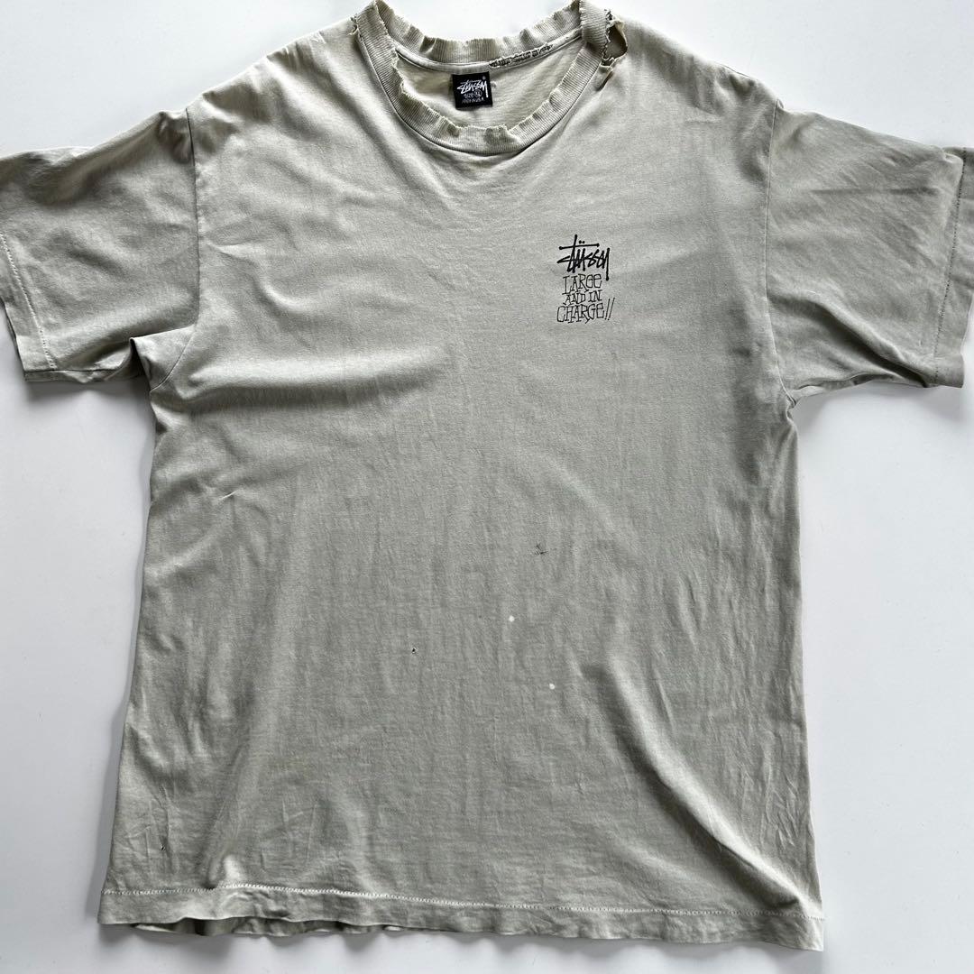 XL 】 80s old stussy キングエレファント Tシャツ 象 王冠