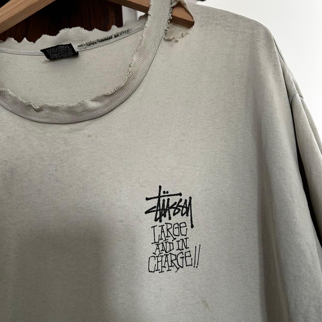 XL 】 80s old stussy キングエレファント Tシャツ 象 王冠