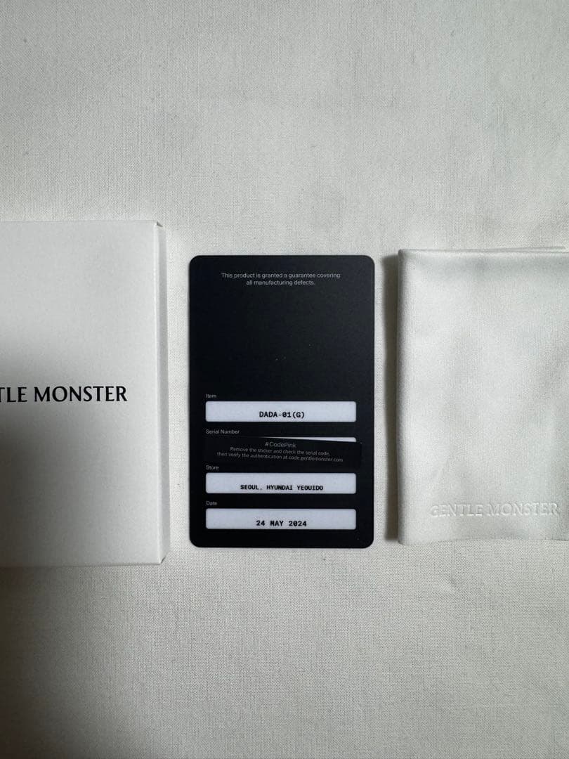GENTLE MONSTER DADA-01(G) ジェントルモンスター