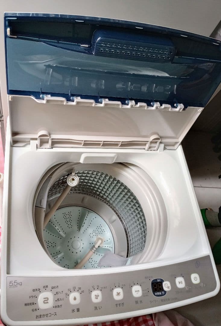 （取説付き）ELSONIC EH-L55DDS2 5.5kg 縦型洗濯機