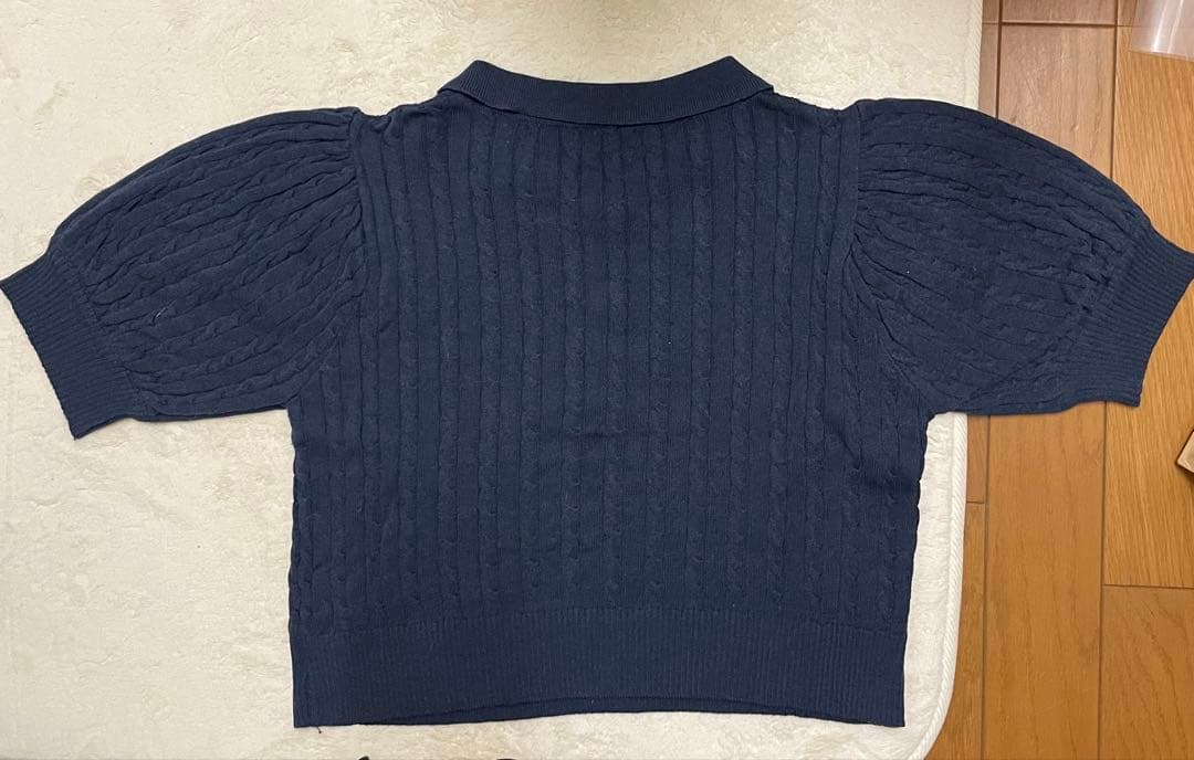 【POLO BCS コラボ】ケーブルポロニットトップス