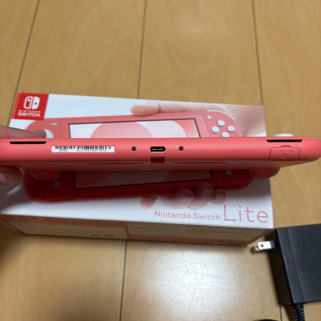 Nintendo Switch Lite ピンク ACアダプター付き