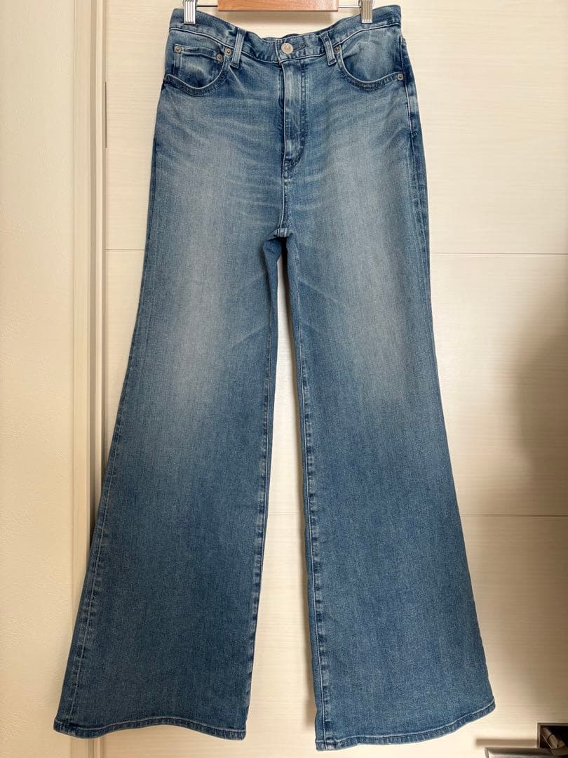 【MOUSSY】 ADVANCED LONG LEG フレア デニム 26
