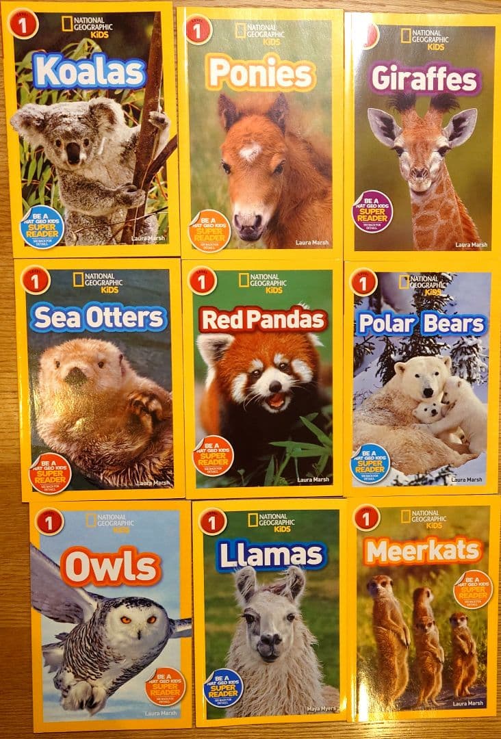 美品 National Geographic Kids L1/31冊 英語 絵本