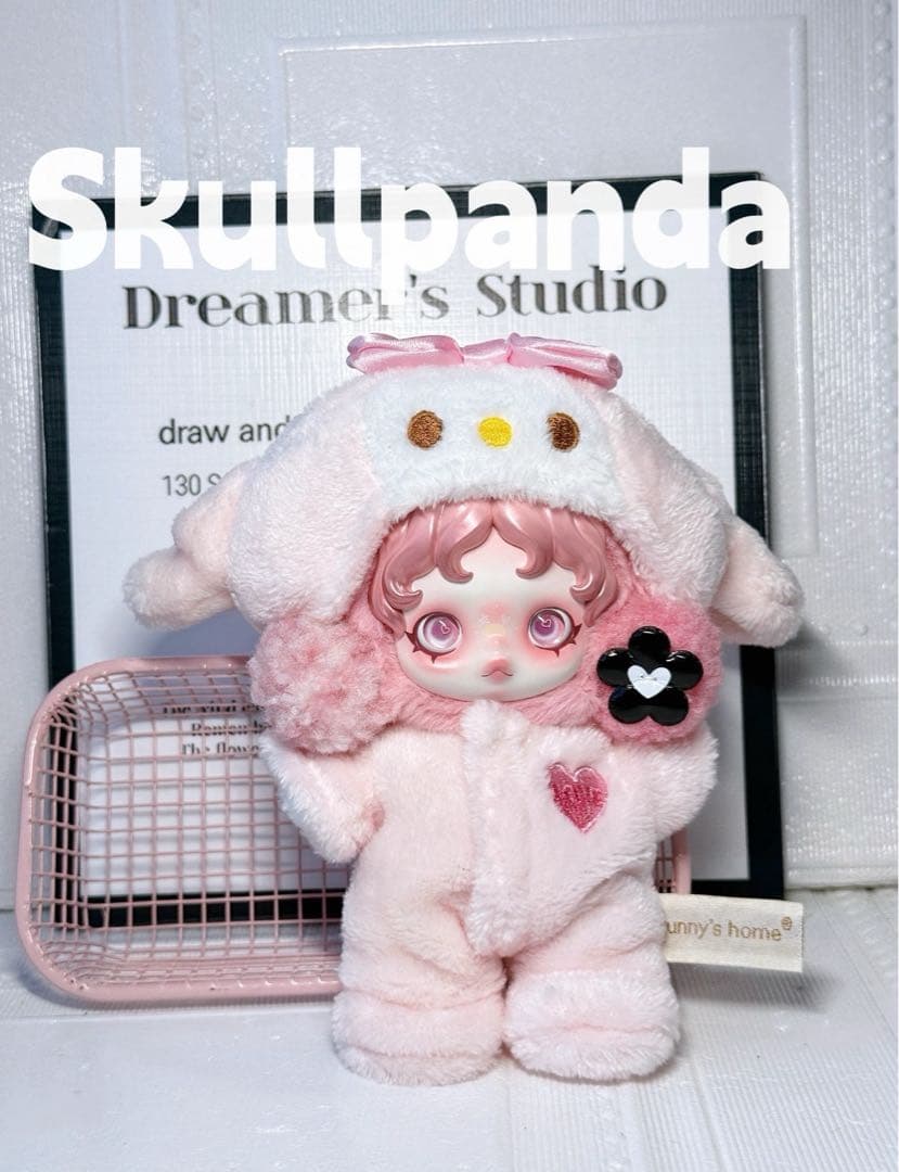 「strawberry」スカルパンダ　ぬいぐるみ　着せ替え服　5点まとめ