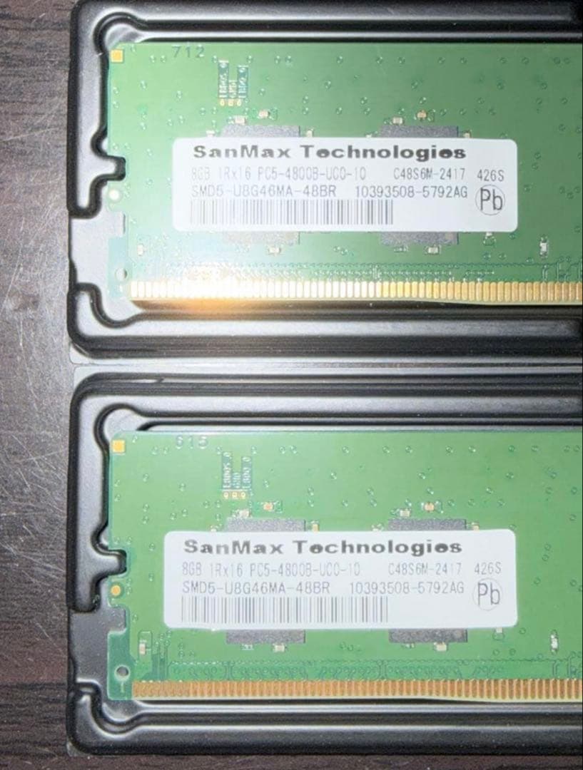 SanMax DDR5-4800 8GB×2枚（16GB）