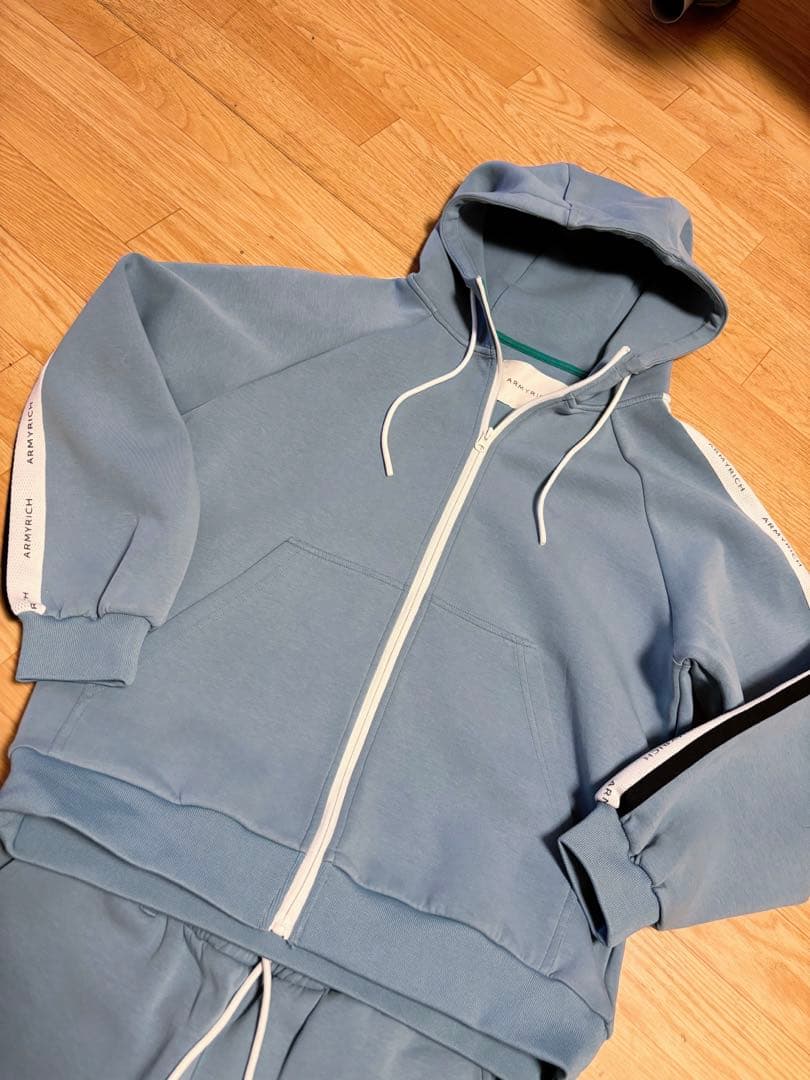 armyrich セットアップジャージ　水色　M