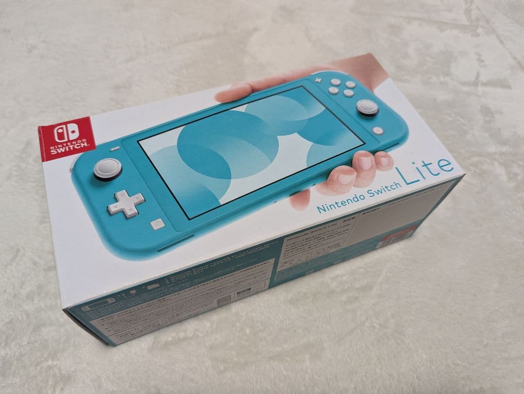 Nintendo Switch Lite ターコイズ 本体 美品 充電器未使用