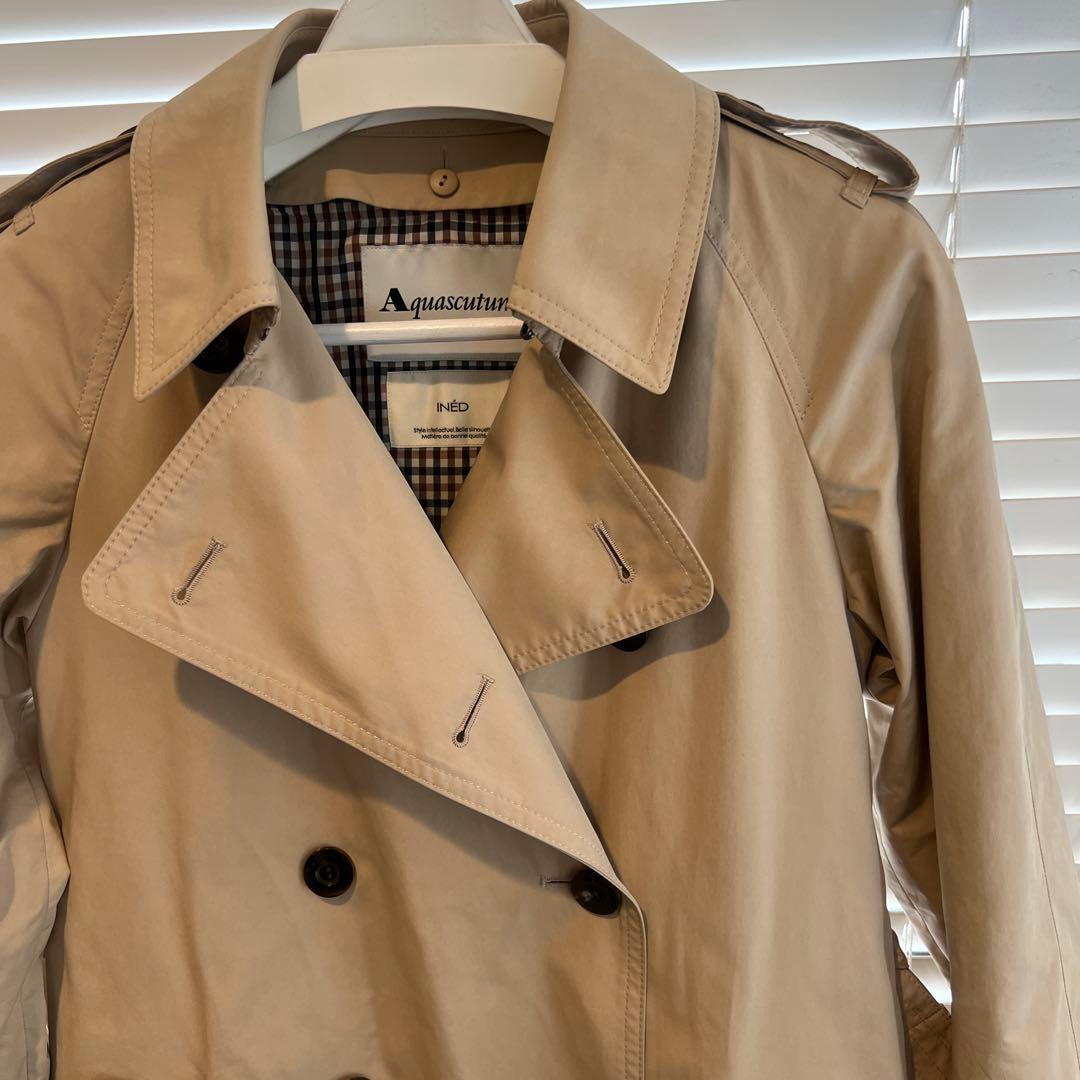 Aquascutum✖️INEDトレンチコート