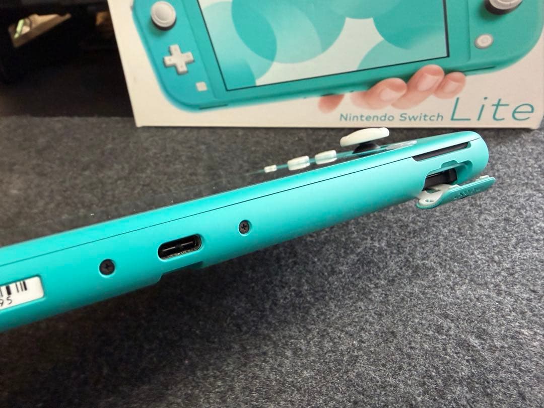 Nintendo Switch Lite ターコイズ 本体+ACアダプター+外箱