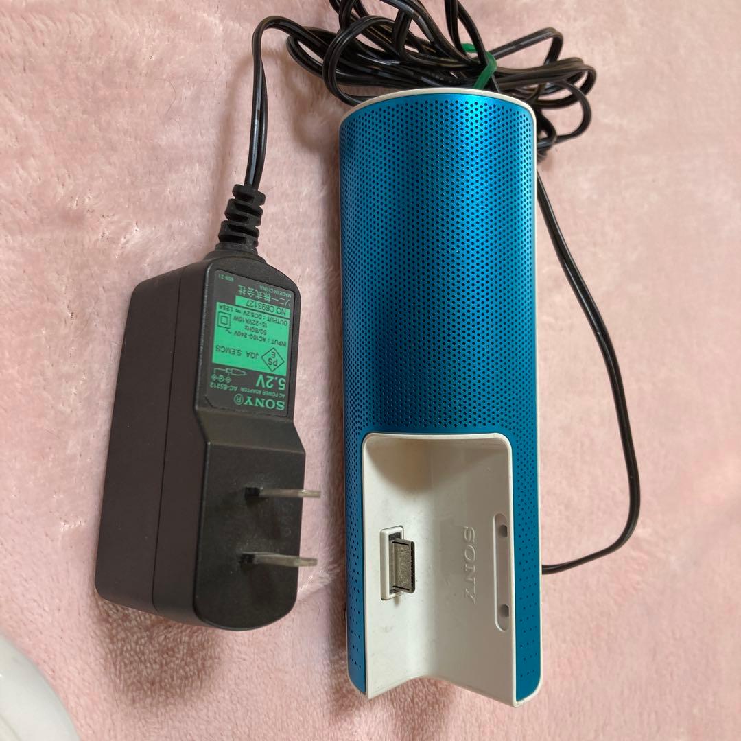 SONY ウォークマン　NW-S13 青　CDプレーヤー、録音用ケーブル付