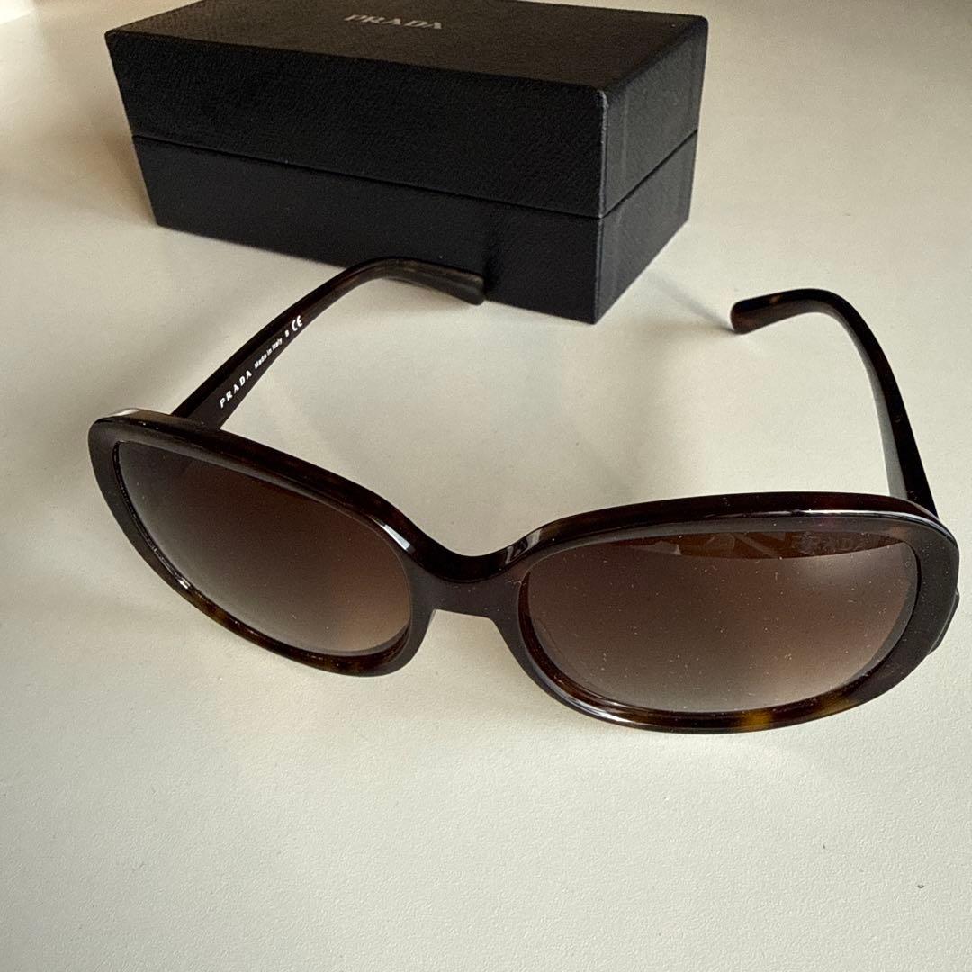【タイムセール】プラダ PRADA サングラス レディース 純正ケース•箱付き
