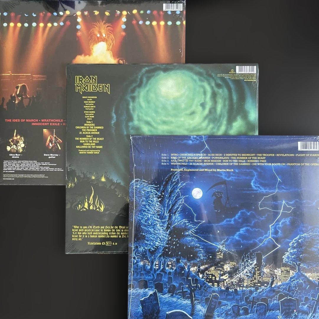 IRON MAIDEN 新品未開封レコード 3/8迄の限定出品
