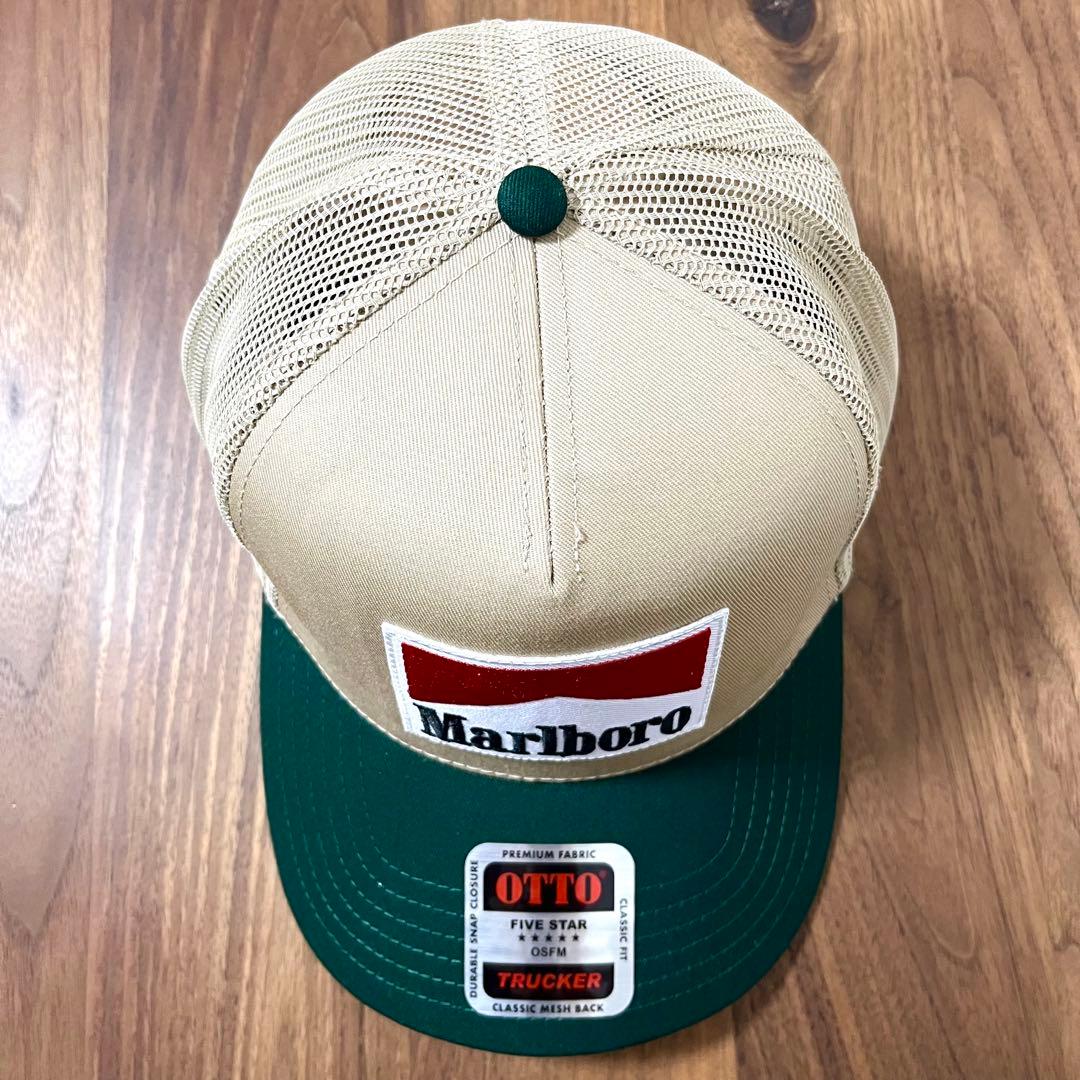 【90sMarlboro ビンテージワッペン】トラッカーキャップ アメカジ