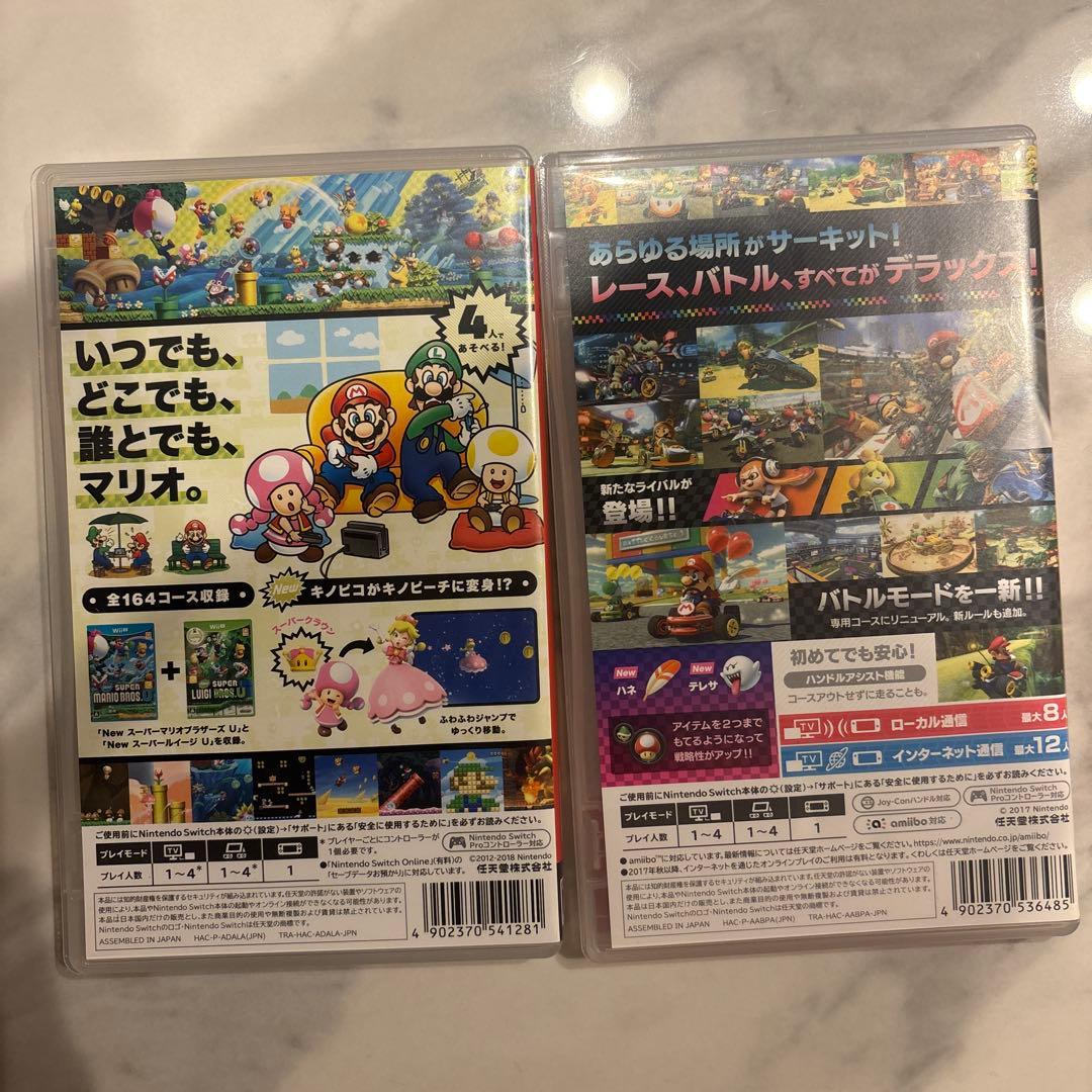 Nintendo Switchスーパーマリオ ソフト2点