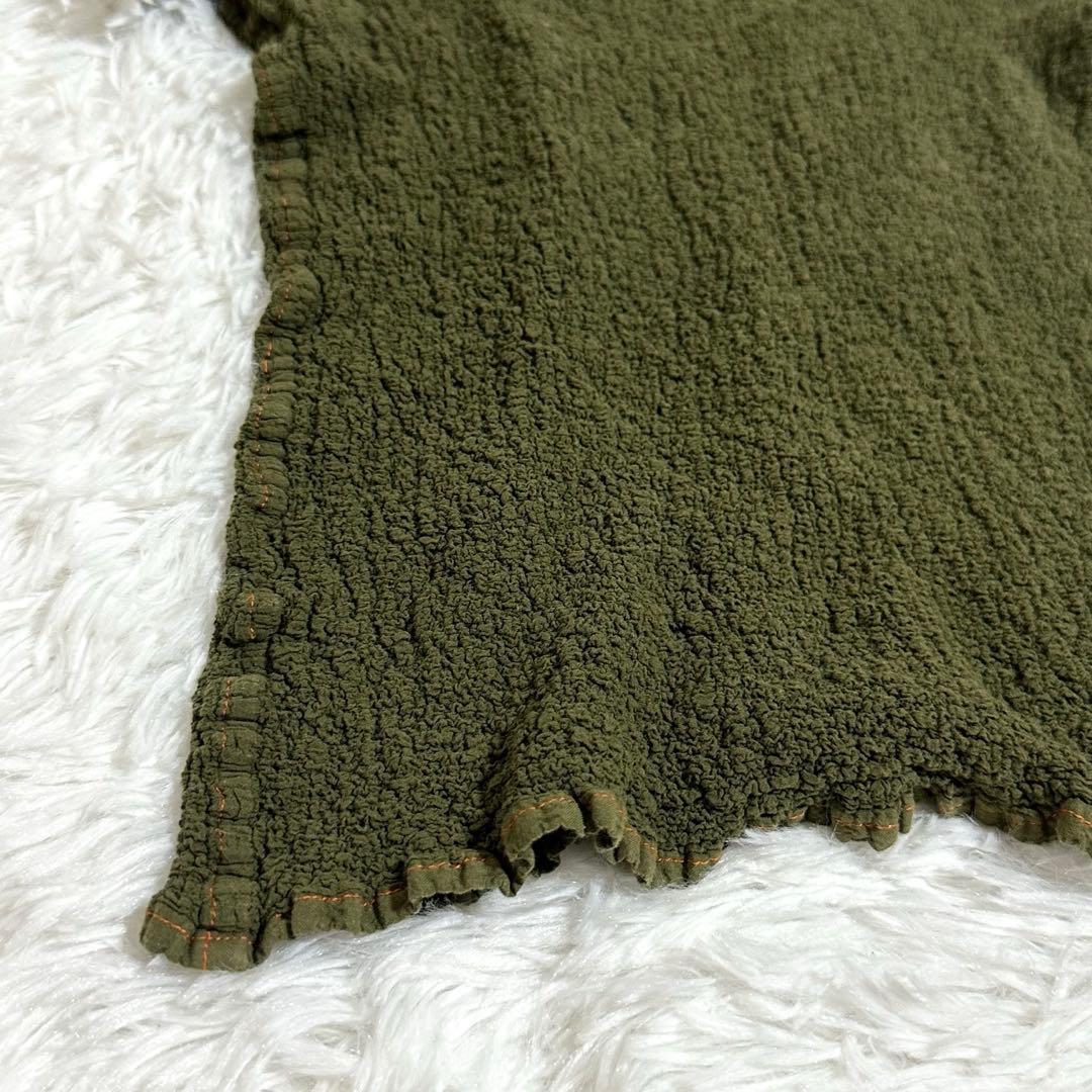 美品✨ミーイッセイミヤケ カットソー カリフラワー シワ加工 カーキ