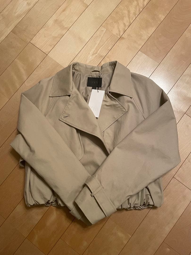 ZARA ザラ バルーン ショートトレンチ M 新品