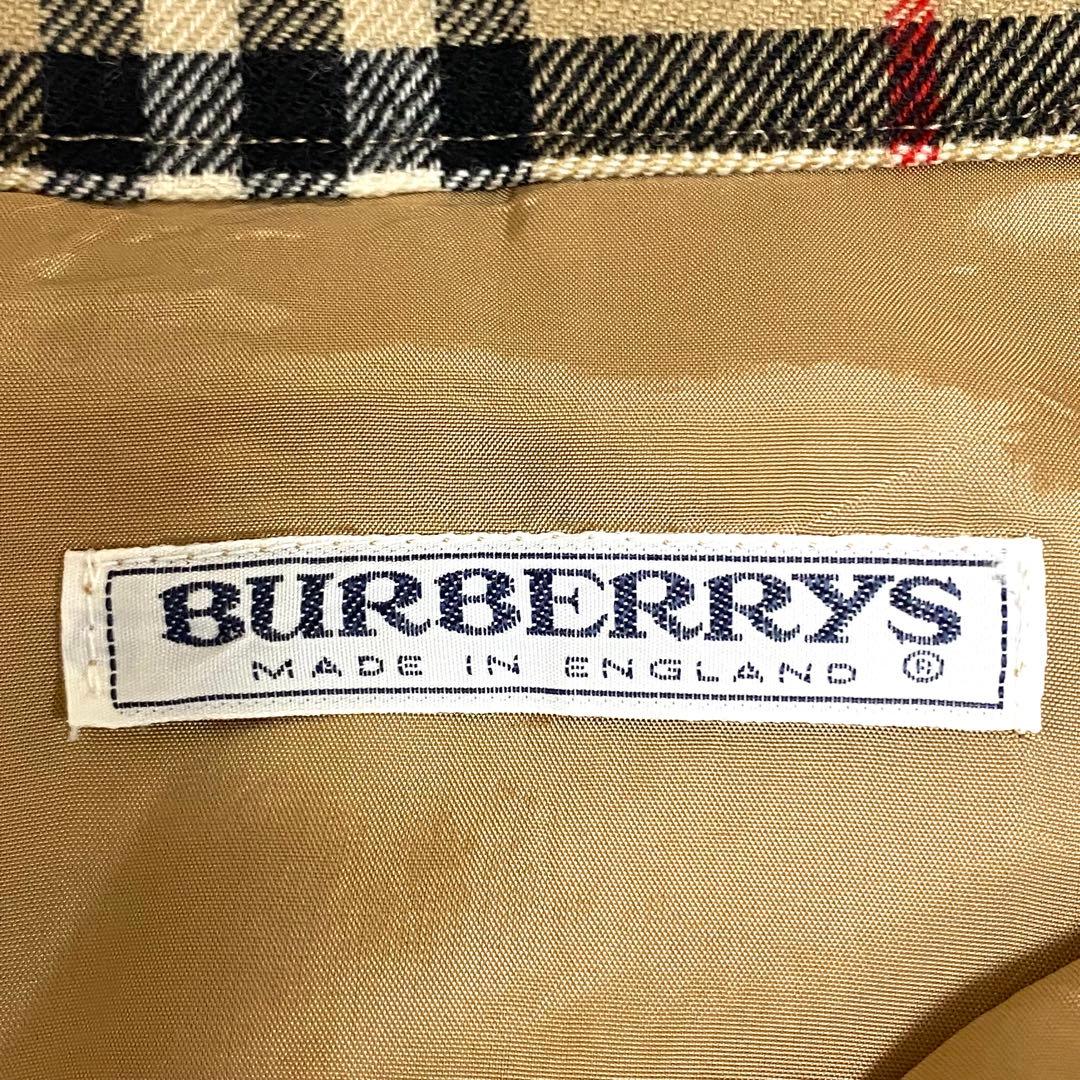 BURBERRY ロングプリーツスカート　ノバチェック