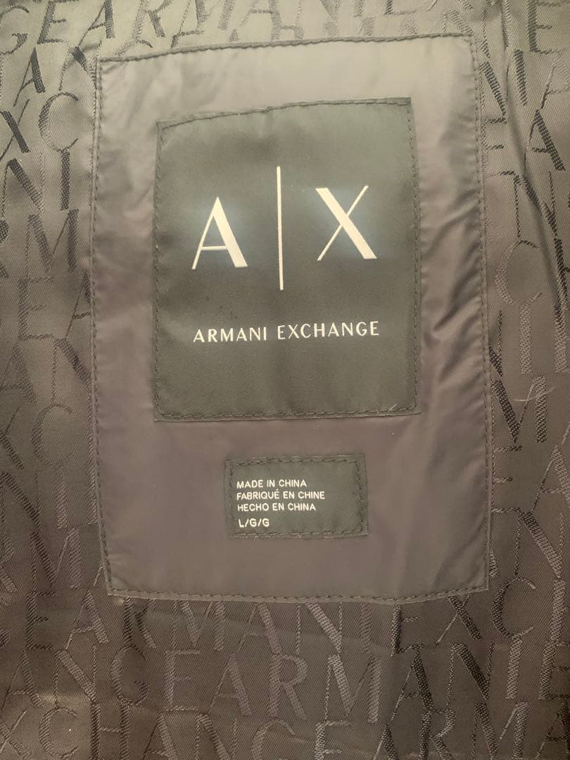 ARMANI EXCHANGE ネイビー ダッフルコート