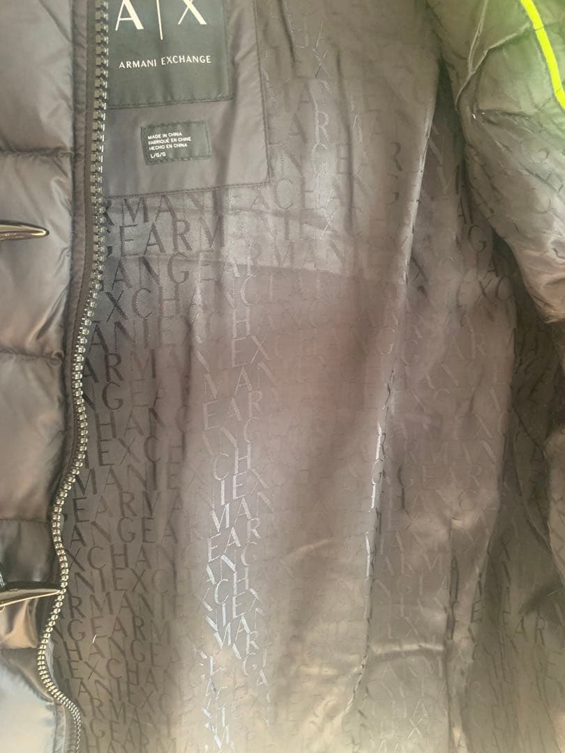 ARMANI EXCHANGE ネイビー ダッフルコート
