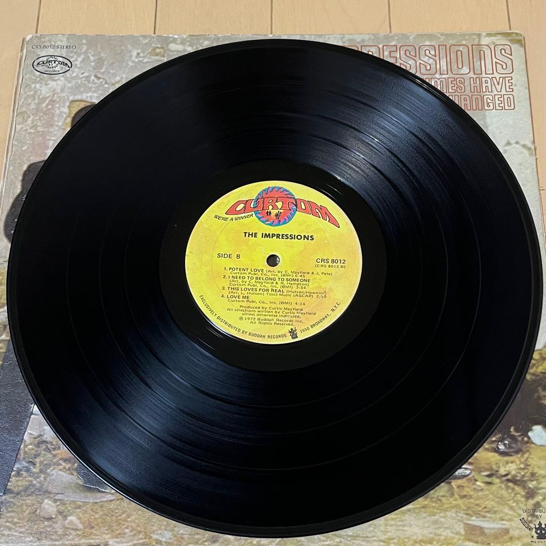レコード Impressions Curtis Mayfield ソウル LP