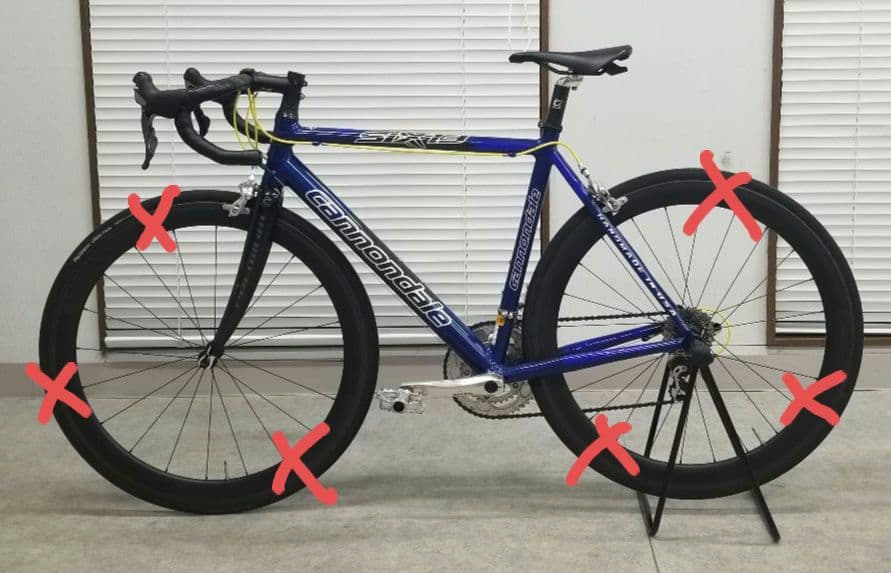 引渡希望キャノンデール SIX13 Cannondale サイズ52　ホイール無
