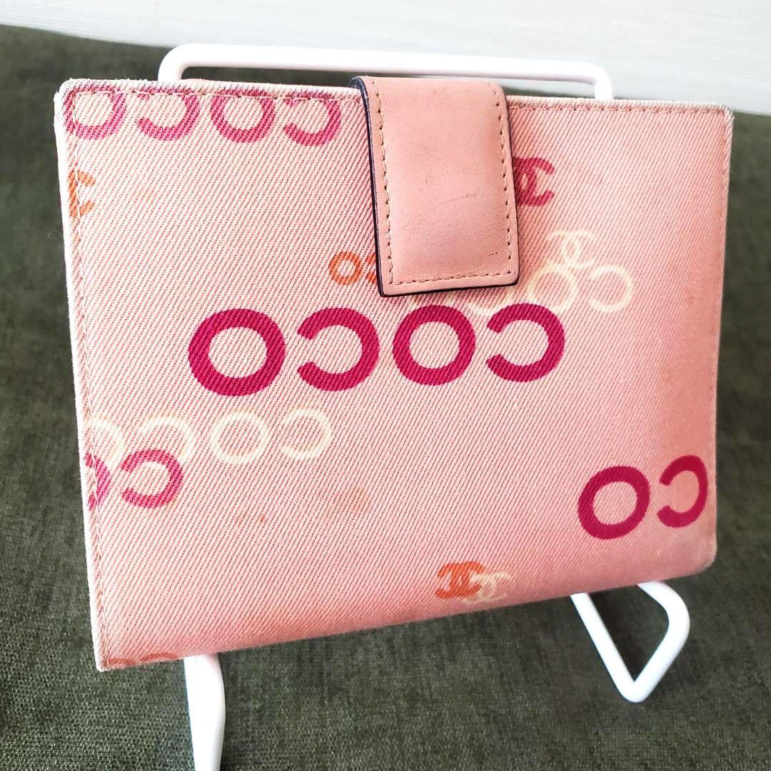 使うたび心高鳴る財布 シャネル CHANEL 折り財布 キャンバス 廃盤品