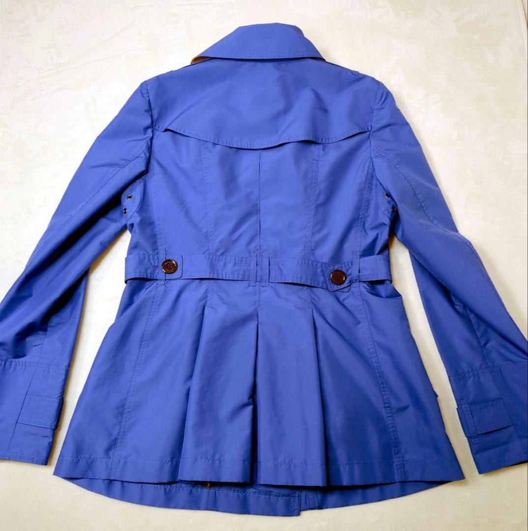 【極美品】BURBERRY ブルー スプリングコート BURBERRY 40