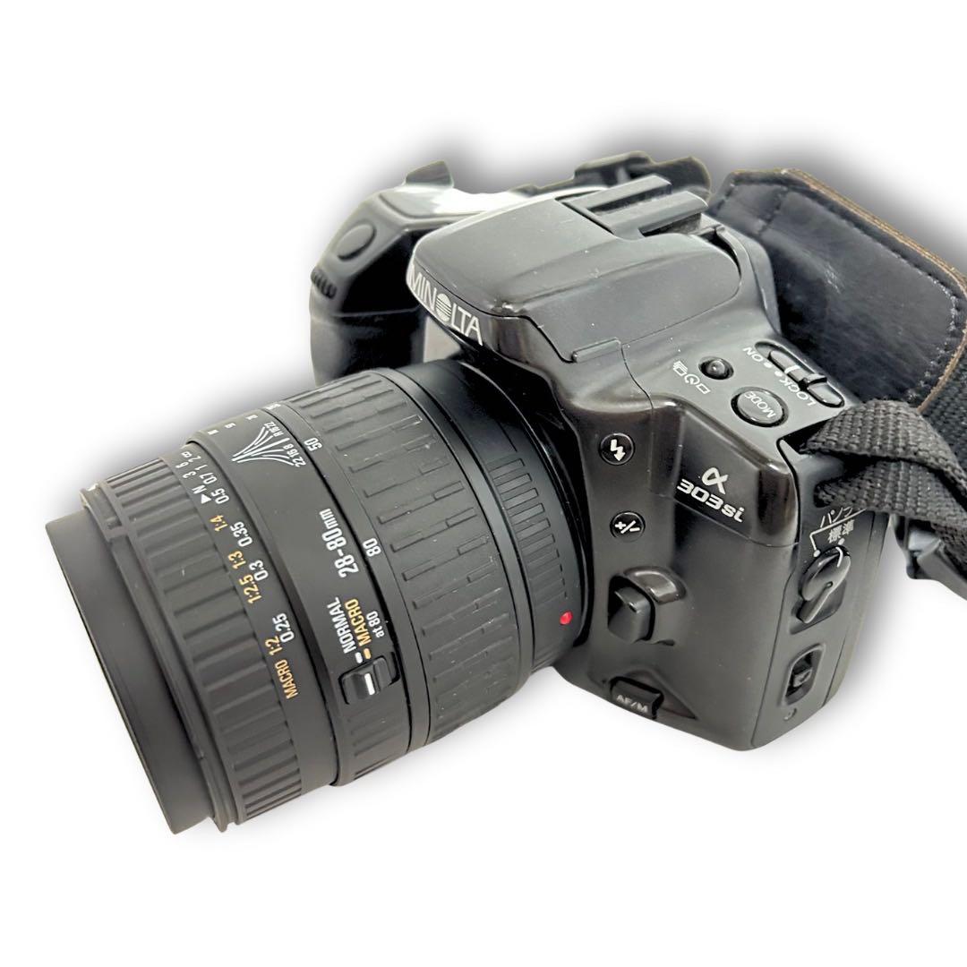 MINOLTA α303si 一眼レフカメラ SIGMAレンズ付き